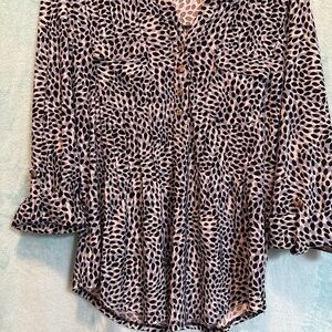 Stylish Cocomo Petite Medium Black Women's Top